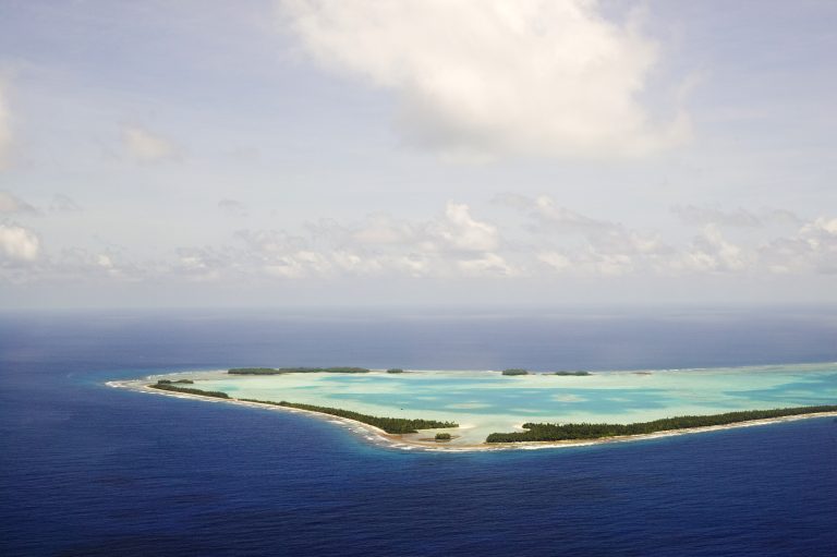 Tuvalu im Pazifischen Ozean